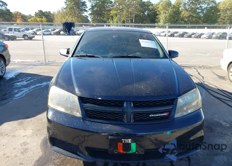 2013 Dodge Avenger Se V6 из США, поврежденный, VIN 1C3CDZAG8DN748137